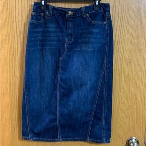 Christopher & Banks Denim Skirt